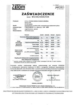 Piec Kotły z Podajnikiem 24 kW 5 Klasa Ekogroszek