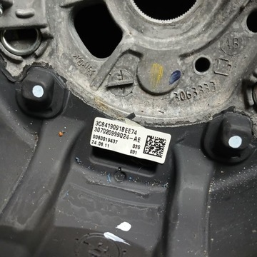 фото thumb №9, Кермо триспицевий мульті шкіра vw passat b7 3c8419091b з airbagiem