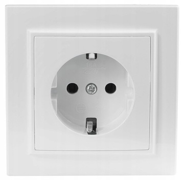 РОЗЕТКА QUADRA РОЗЕТКА С ЗАЗЕМЛЕНИЕМ SCHUKO G1-DE