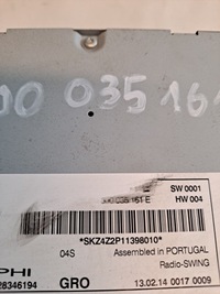 фото thumb №10, Радіо fabyczne skoda rapid 5j0035161e