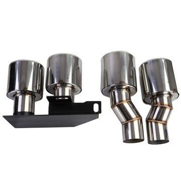 фото thumb №6, Дифузор bmw f10 f11 м-пакет + глушник вихлоп хром стиль m550