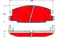 фото thumb №1, Trw тормозные колодки тормозные isuzu d-max 2.5 d 4x4 8dh