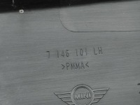 Mini one - cooper купе r56 2013 молдинг стекло задний 7146102 Недорого, фото thumb