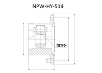фото thumb №2, Шарнір внутрішній hyundai terracan 01- правий