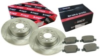 фото thumb №1, Гальмівні диски + гальмівні колодки alfa romeo 156 gt 2002- 276mm задня