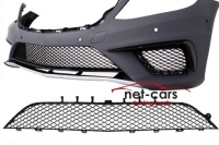 фото thumb №1, Решітка середня бампер mercedes s w222 -17 amg b