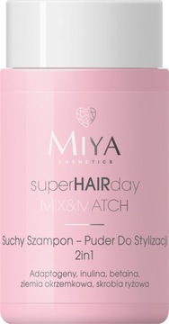 MIYA COSMETICS SUCHY SZAMPON PUDER DO STYLIZACJI 2W1