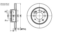 фото thumb №1, Ate гальмівні диски гальмівні 2szt. hyundai coupe elantra l