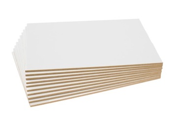 10x HDF Biały - 3mm - A5 210x148mm - cięcie laser