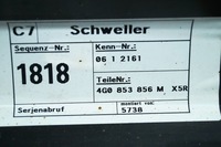 фото thumb №8, Молдинг порог правая audi a6 c7 s-line