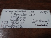 фото thumb №7, Накладки накладки порогові led mercedes w223 1