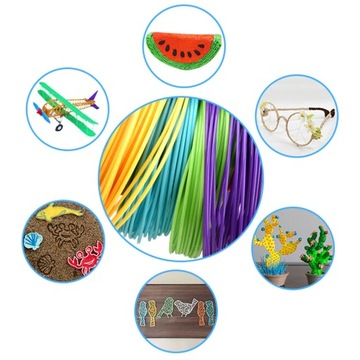 НАБОР 3D РУЧКИ ДЛЯ ДЕТЕЙ ПРИНТЕР MAGIC PEN + PLA КАРТРИДЖИ 220 МЕТРОВ