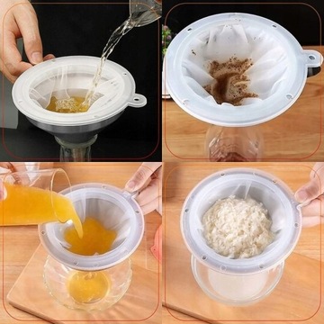 СТАЛЬНАЯ КУХОННАЯ ВОРОНКА С ФИЛЬТОМ, СЪЕМНЫЙ ФИЛЬТ