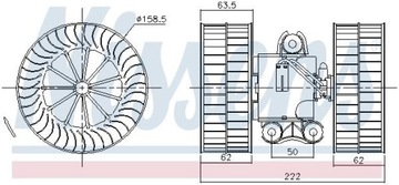 фото thumb №13, Повітродувка nissens 87212 0008357904 mercedes