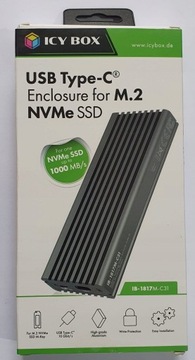 Корпус твердотельного накопителя Icy Box M.2 NVMe USB-C