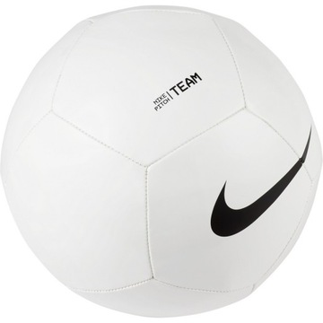 Футбольный мяч NIKE PITCH TEAM DH9796-100 белый, размер 4