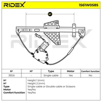 фото thumb №9, Подъемник стекла ridex do jeep grand cherokee iii wh, wk зад левая