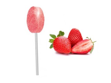 Полезные леденцы для детей Ням-ням, без сахара, со вкусом клубники, 40 шт.