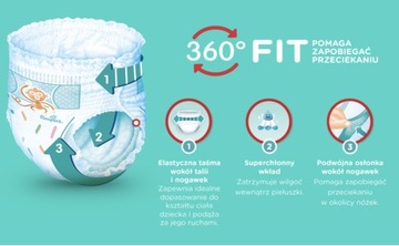 PAMPERS PANTS ПОДГЛОНКИ БРЮКИ 5 КОМПЛЕКТ 152 ШТ.