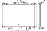 Купить Nissens радиатор двигателя воды lexus rx 3.5h 10.15-, фото thumb
