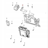 фото thumb №6, Кронштейн + модуль реле wrangler jl 2.0 68297600aa 68254974aa