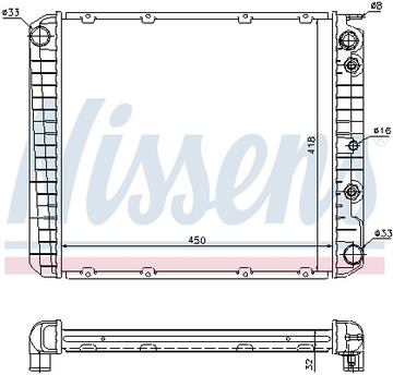 фото thumb №8, Радіаторів двигуна води рідини охолоджуючої do volvo 940 2.0 2.3
