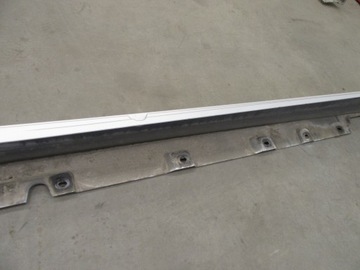 фото thumb №11, Планка накладка пороговая левая bmw f10 f11 титан серебро