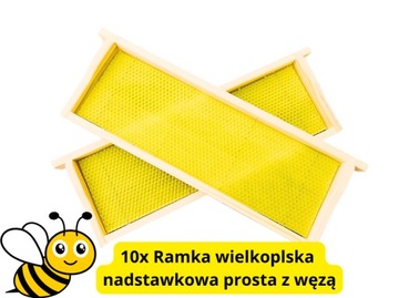 Ramka Wielkopolska 1/2 PROSTA z węzą ramki wielkopolskie gotowe nadstawkowe