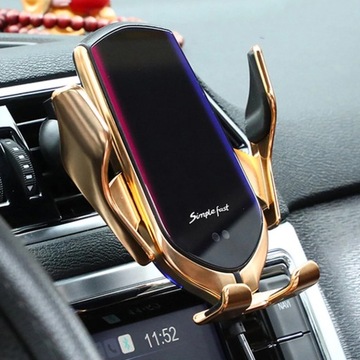 АВТОДЕРЖАТЕЛЬ С QI ЗАРЯДКОЙ 10 Вт для iPhone 12 13 14 15