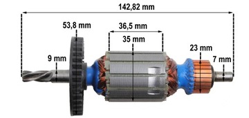 Ротор бура BOSCH PSB 450, 2604011173