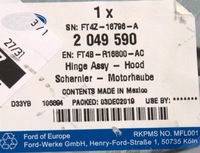 фото thumb №11, Петля капот крышки двигателя правый ford edge 2016-