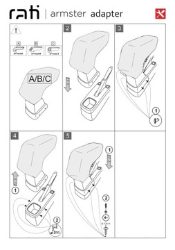 фото thumb №6, Підлокітник з адаптер do suzuki swift, 2024- , arm2-black
