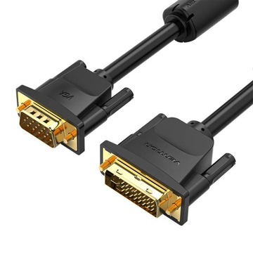VENTION KABEL PRZEWÓD ADAPTER DVI DO VGA D-SUB FULL HD FHD DO MONITORA 1.5M