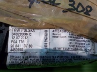 фото thumb №5, Peugeot 308 i cc lift 12r подушка безпеки подушка сидіння ліва перед 9684113780