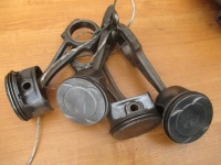 Поршень 73.36 + шатун opel corsa c d astra g h 1.2 16v z12xep 73l32a3 Доставка, фото thumb