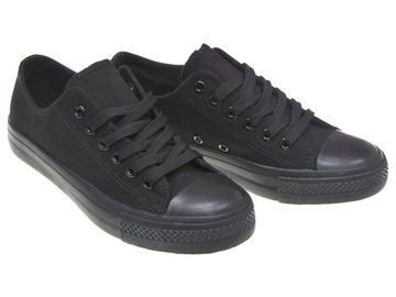 Tenisówki Trampki TL151 All Black r.36