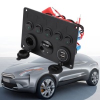 фото thumb №9, 12-24v 5 gang панель переключателей dla автомобиль