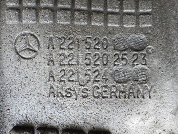 фото thumb №5, Mercedes s класс w221 221 05- защита двигателя плита