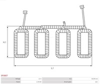 фото thumb №3, Sf0007 обмотка стартер as-pl