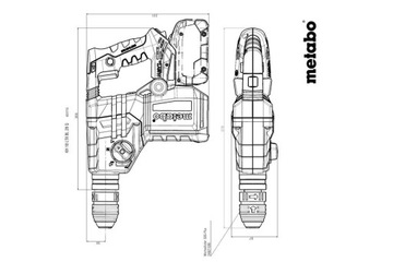 Ударная дрель Metabo KH 18 LTX BL 28 Q 601715840