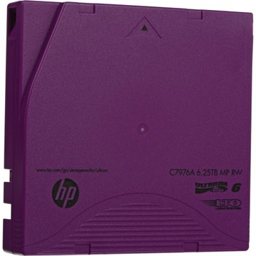 Картридж данных LTO-6 Ultrium MP RW, 6,25 ТБ C7976A