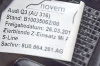 фото thumb №7, Audi q3 8u s-tronic ручка перемикання передач з wykończeniem rhd 8u0864261ag 8p27