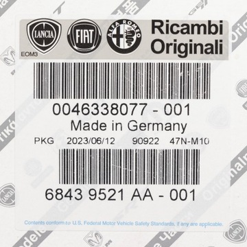 фото thumb №8, Jeep renegade fiat 500x 1.3 tb форсунка инжектор 46338077