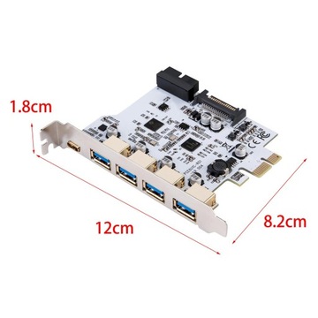 Конвертер карт PCIe в USB 3.2 USB 3.0-E