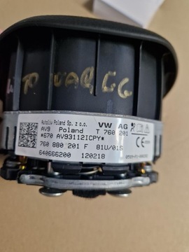 фото thumb №5, Подушка водителя воздушная подушка безопасности volkswagen touareg iii 760880201f