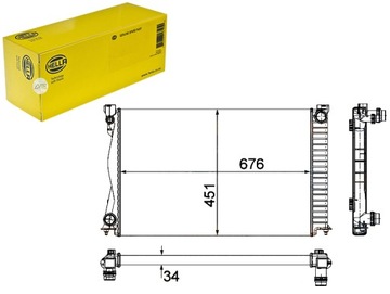фото thumb №1, Радіаторів audi a6 2,4 3,0tdi 05- hella