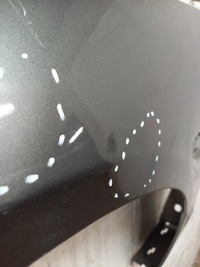 фото thumb №8, Jaguar xe x760 gx73 крила лівий передній перед + молдинг напрямна кронштейн