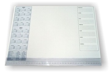 Календарь Biuwar Planner 2024/2025 с сеткой, большой настольный блокнот А2 с полоской