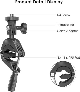 CAMERA MOUNT CLAMP FOR GOPRO DJI ACTION INSTA360