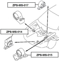 фото thumb №3, Подушка двигуна mitsubishi space star задня автоматична коробка передач